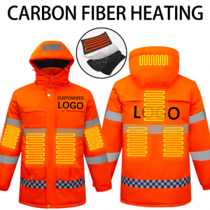 Hi Vis  Reflective Heated Thick Workwear