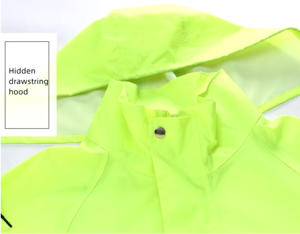 Reflective Safety Raincoat - Image 2