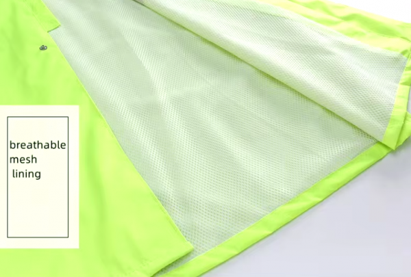 Reflective Safety Raincoat - Image 3