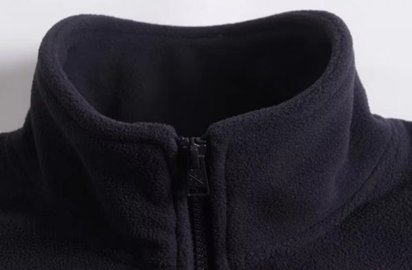 Custom Embroidered Logo Outdoor Fleece Jacket - Image 3