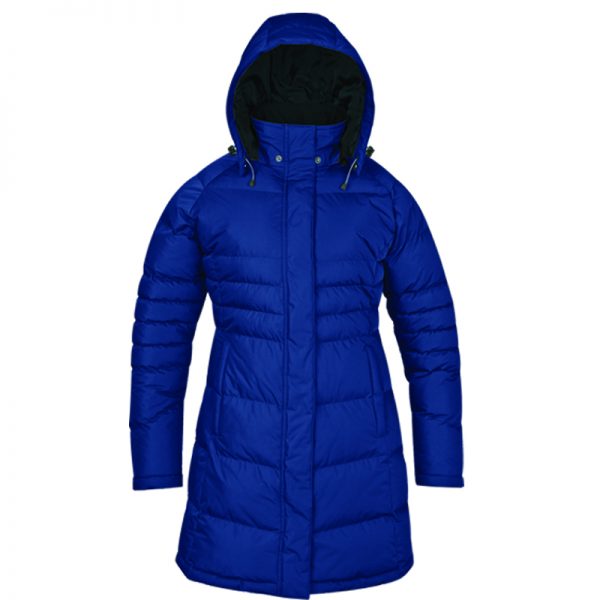 Women's Down Coat With Detachable Hood - Image 2