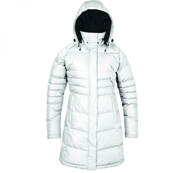 Women's Down Coat With Detachable Hood - Image 4