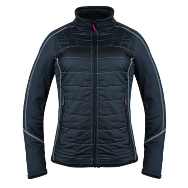 Women's Thin Padding Jacket With Stand Collar - Image 2