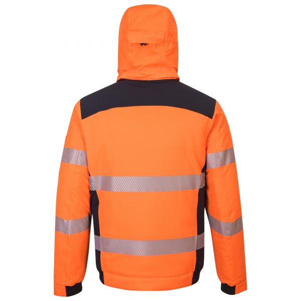 High Visibility Oxford Heated Parka For Winter - Image 5