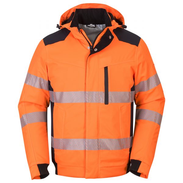 High Visibility Oxford Heated Parka For Winter - Image 4