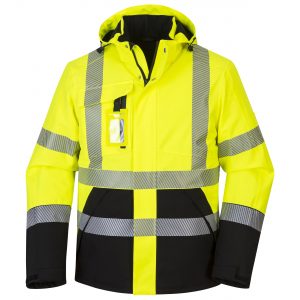 High Visibility Oxford Parka With Detachable Hood
