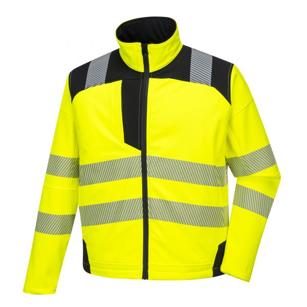 High Visibility reflective Soft Shell Jacket - Image 3