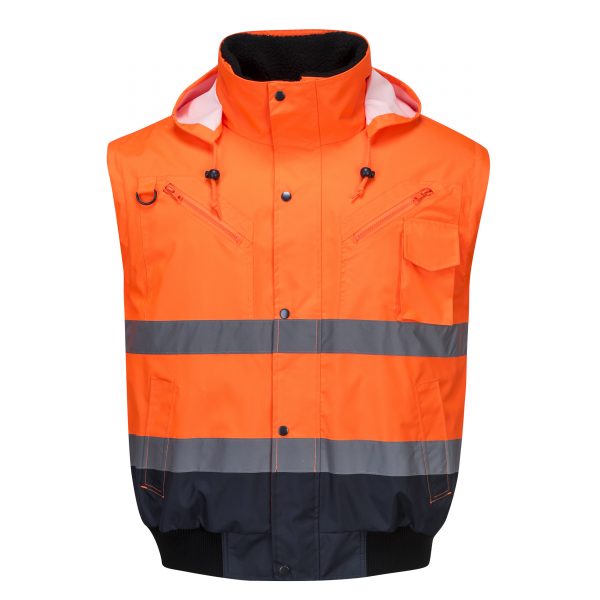 High Visibility 3-in-1 Detachable Fleece Lining Workwear - Image 5