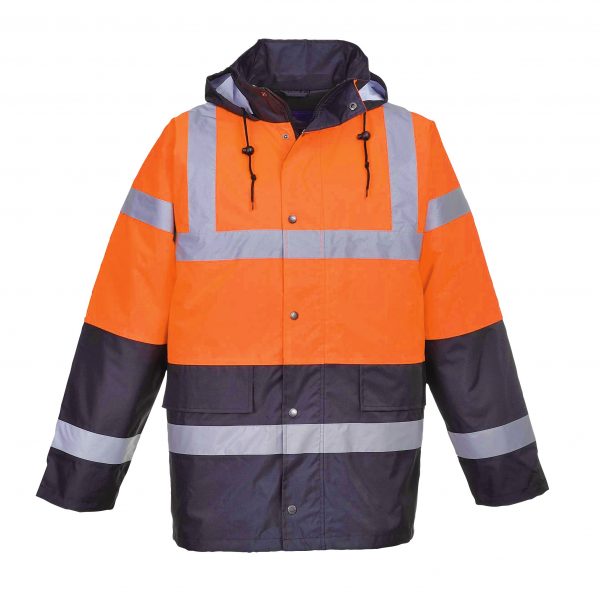 High Visibility Reflective  Jacket Contrast Color - Image 2