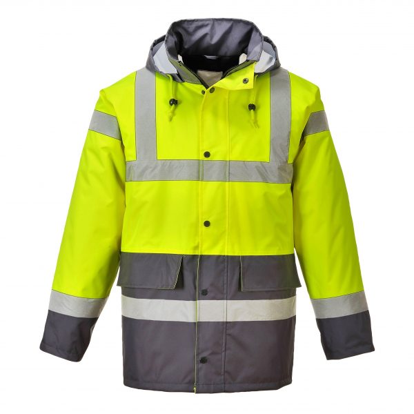 High Visibility Reflective  Jacket Contrast Color - Image 4