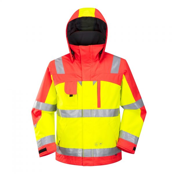 3-in-1 High Visibility Reflective Waterproof Parka - Image 2
