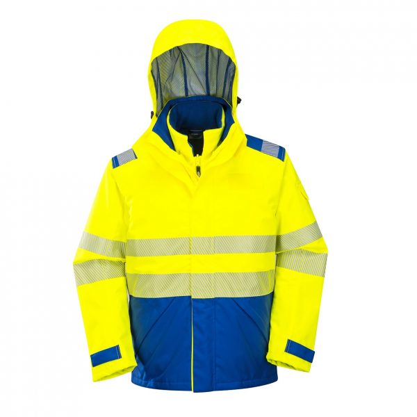 3-in-1 High Visibility Reflective Waterproof Parka - Image 2