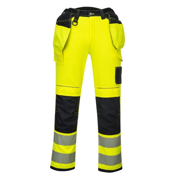 High Visibility Reflective Waterproof Pants With Tool Pockets - Image 2