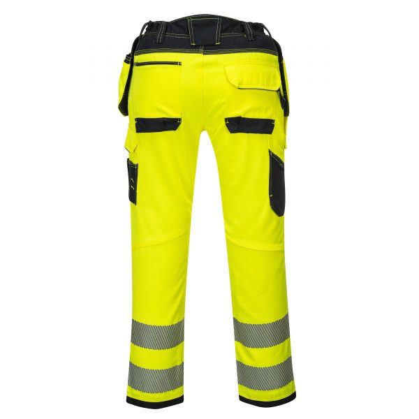 High Visibility Reflective Waterproof Pants With Tool Pockets - Image 3