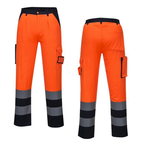 High Visibility Reflective Waterproof Pants With Tool Pockets - Image 4