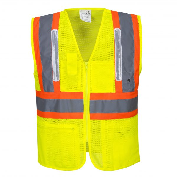 High Visibility Vest With LED Light - Image 3