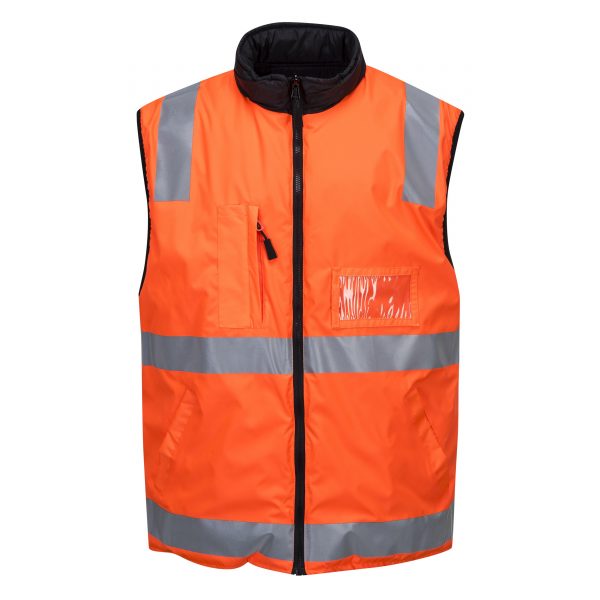 High Visibility Padded Reversible Vest - Image 2