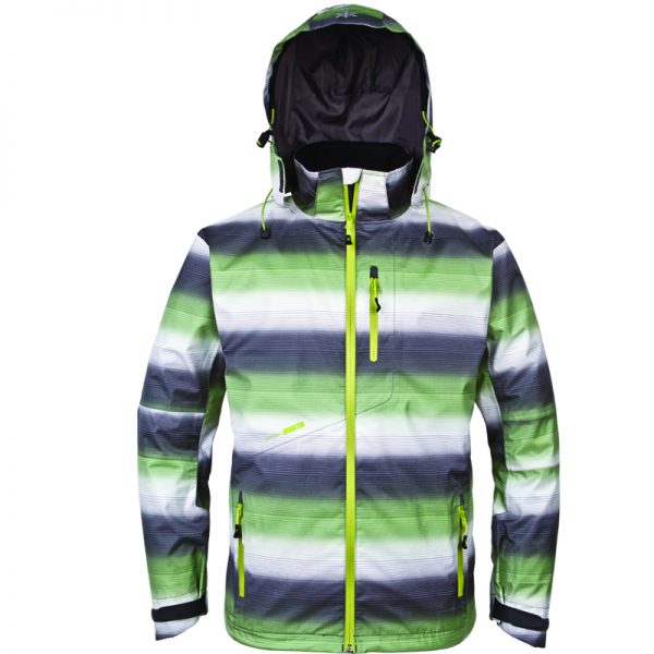 Striped Couples Clothing Outdoor Jacket - Image 2