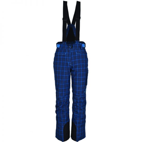 Men's Plaid Overall With Side Pocket