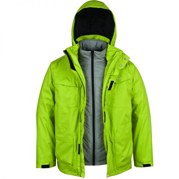 3 in 1 Windproof & Waterproof Jacket With Detachable Hood - Image 3