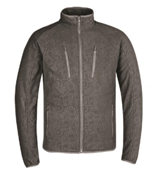 Men's Fleece Jacket With Mutli Zip Pocket - Image 2