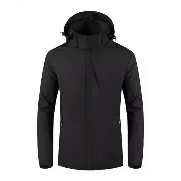 Custom Logo Men's Winter Antistatic  Polyester Micro Polar Fleece Jacket