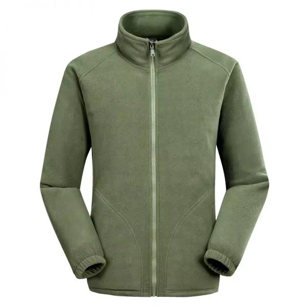 Custom  Embroidered Logo Fleece Jacket - Image 7