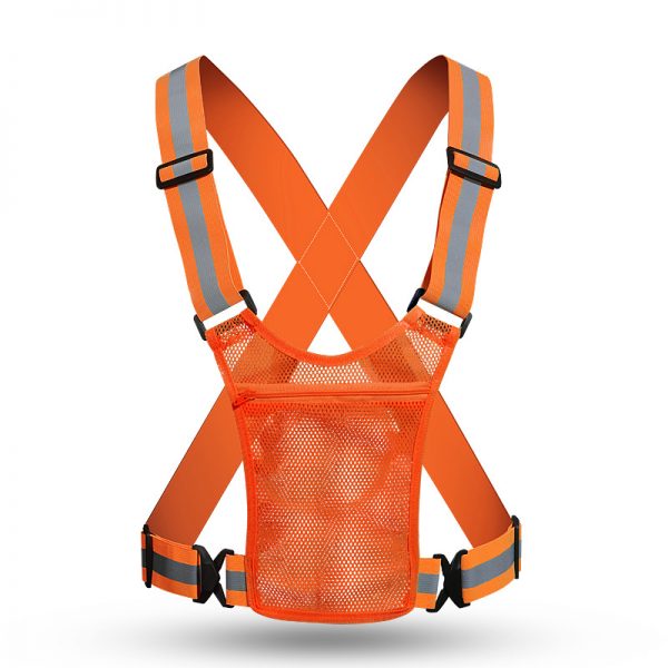 High Visibility Reflective Vest With Mesh Pocket - Image 9