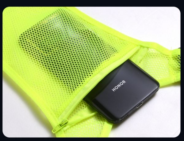 High Visibility Reflective Vest With Mesh Pocket - Image 2