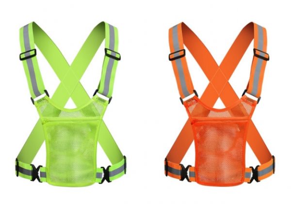 High Visibility Reflective Vest With Mesh Pocket - Image 3
