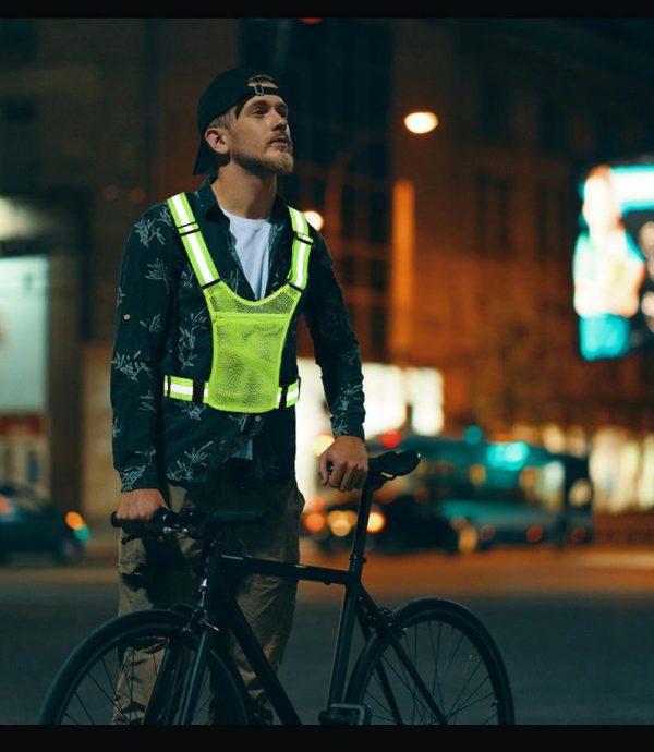 High Visibility Reflective Vest With Mesh Pocket - Image 5